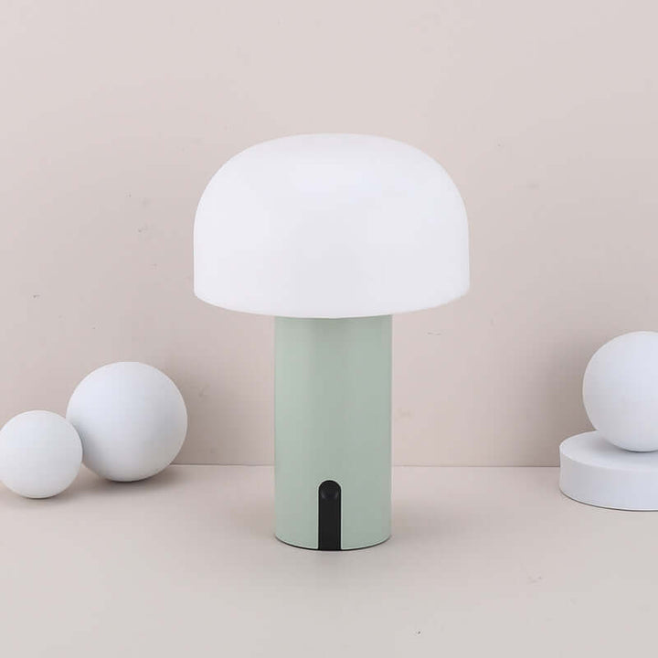 Europejska designerska lampa stołowa w kształcie grzyba