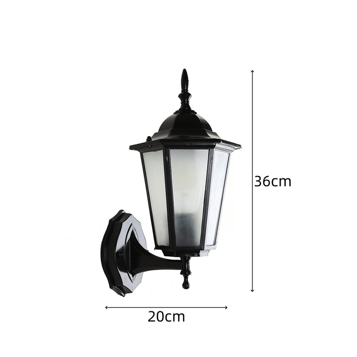 Zewnętrzna Lampa Ścienna Retro - Oświetlenie Vintage