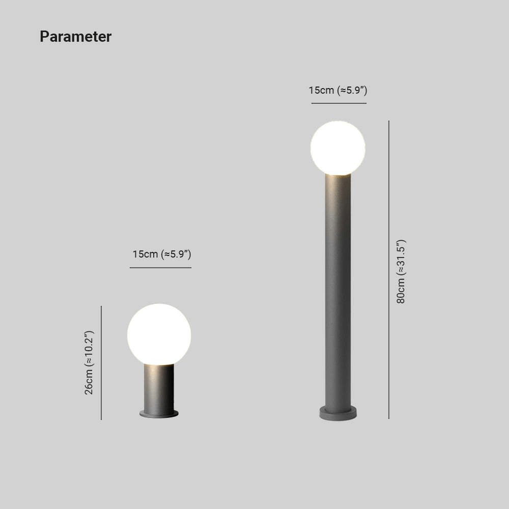 Nowoczesna Lampa Ogrodowa LED - Oświetlenie Zewnętrzne