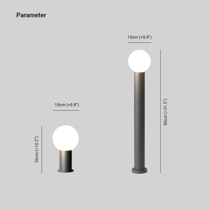 Nowoczesna Lampa Ogrodowa LED - Oświetlenie Zewnętrzne