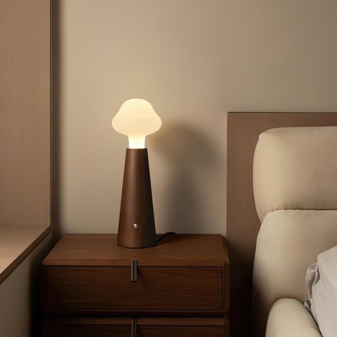 Lampa stołowa LED z delikatnym światłem