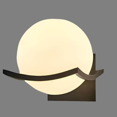 Nowoczesny szklany kinkiet ścienny LED - Design
