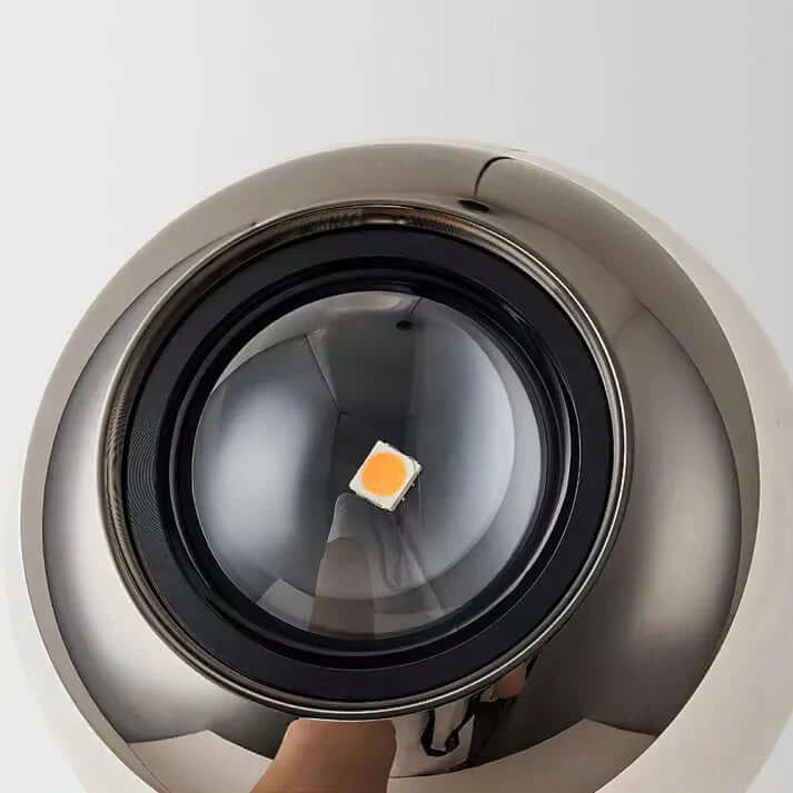 Nordycka Lampa Wisząca Kula z Marmuru i Alabastru