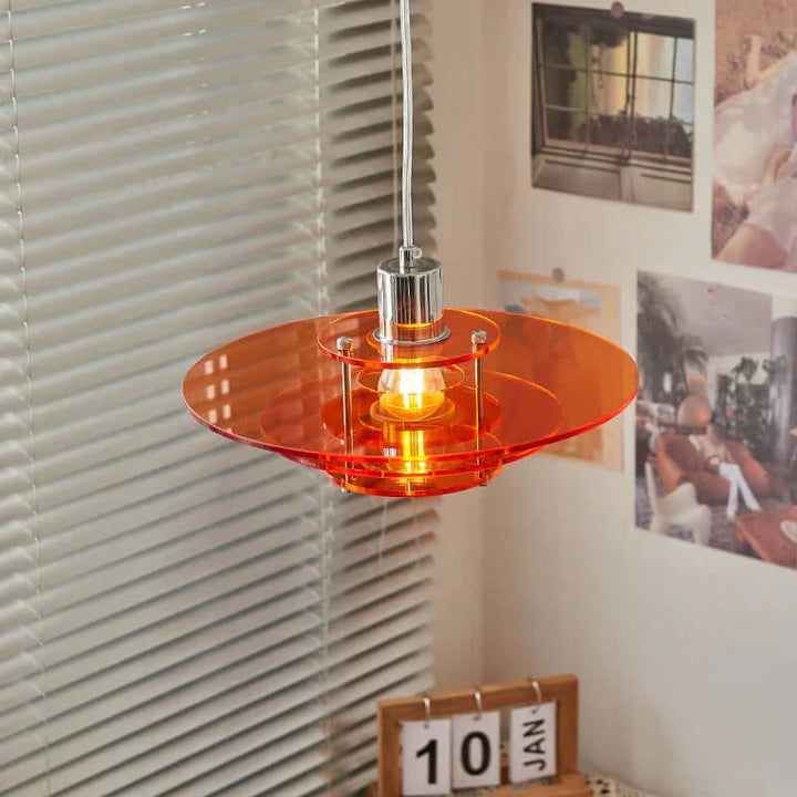 Nowoczesna Lampa Wisząca UFO w Stylu Vintage