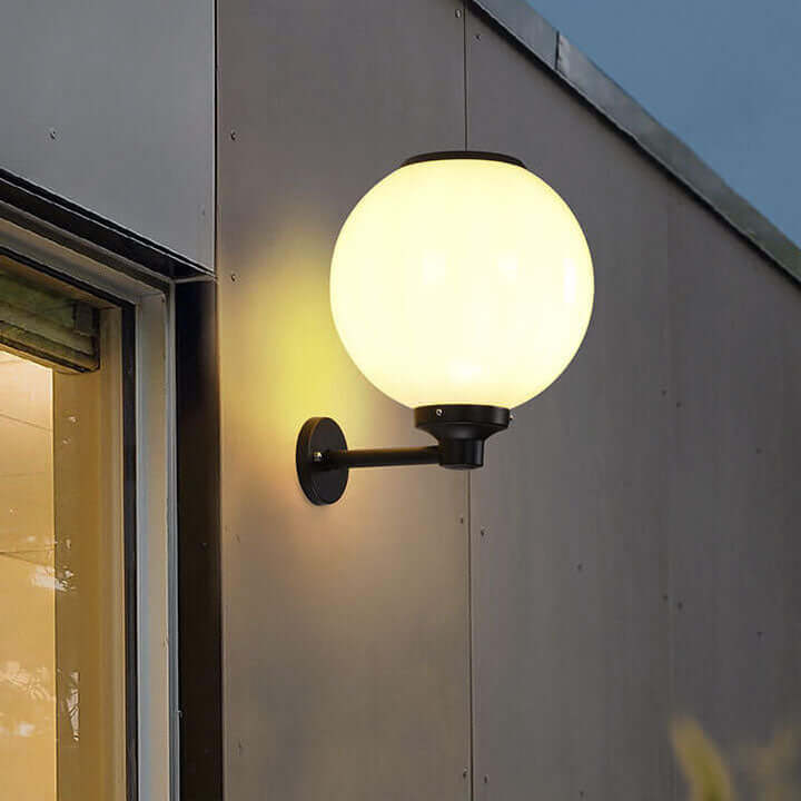 Solarna Lampa Ścienna LED - Wodoodporne Oświetlenie Zewnętrzne