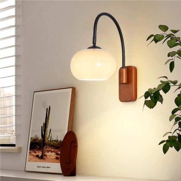 Nowoczesna lampa ścienna Bauhaus Kaki