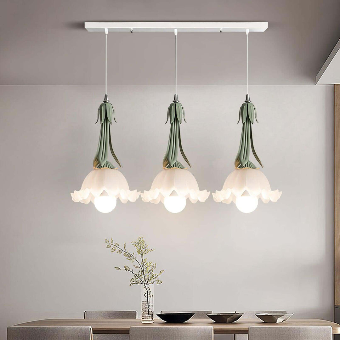 Lampa Wisząca Kwiatowa Konwalia