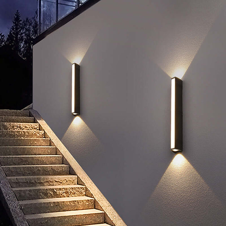 Zewnętrzna Wodoodporna Lampa Ścienna LED - Oświetlenie Tarasu, Ogrodu