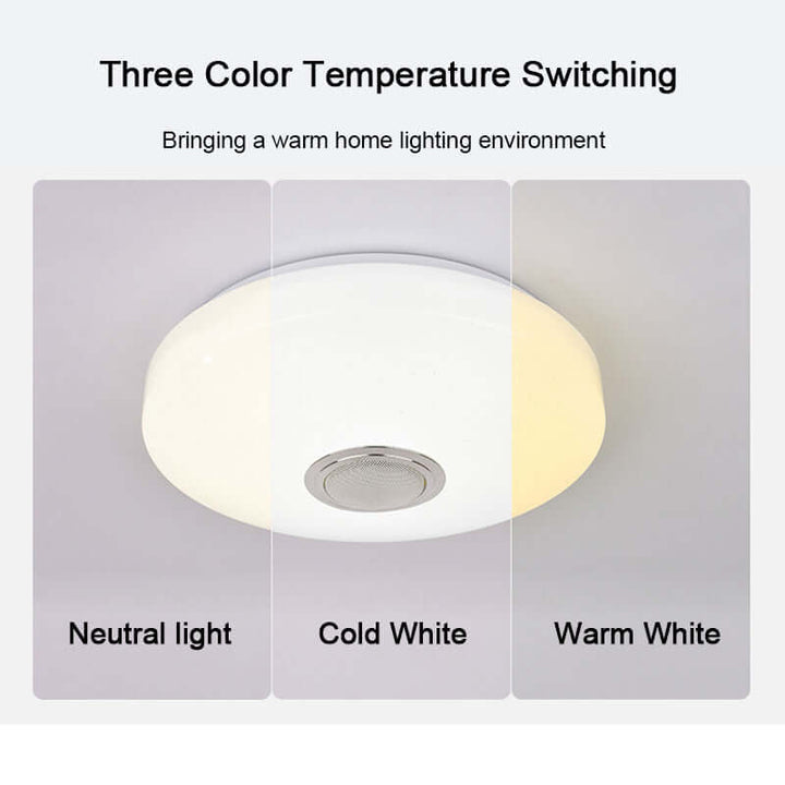 Nowoczesna inteligentna lampa sufitowa RGB