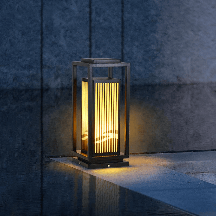 Zewnętrzna Lampa Solarna - Nowoczesne Oświetlenie Ogrodowe