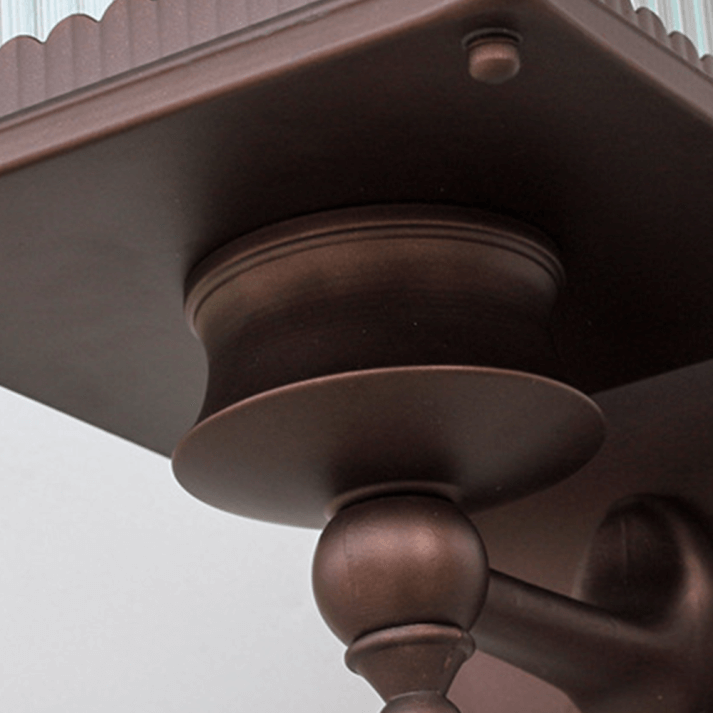 Zewnętrzna Lampa Ścienna Retro Prostokątna