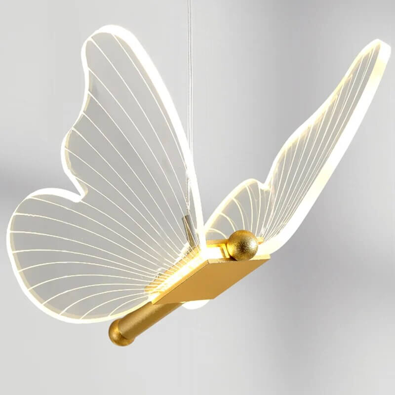 Lampa wisząca w kształcie motyla