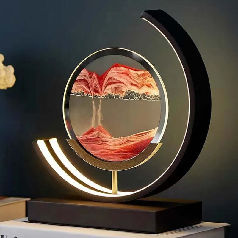 Sandlight™ | Lampa stołowa z piaskiem kinetycznym