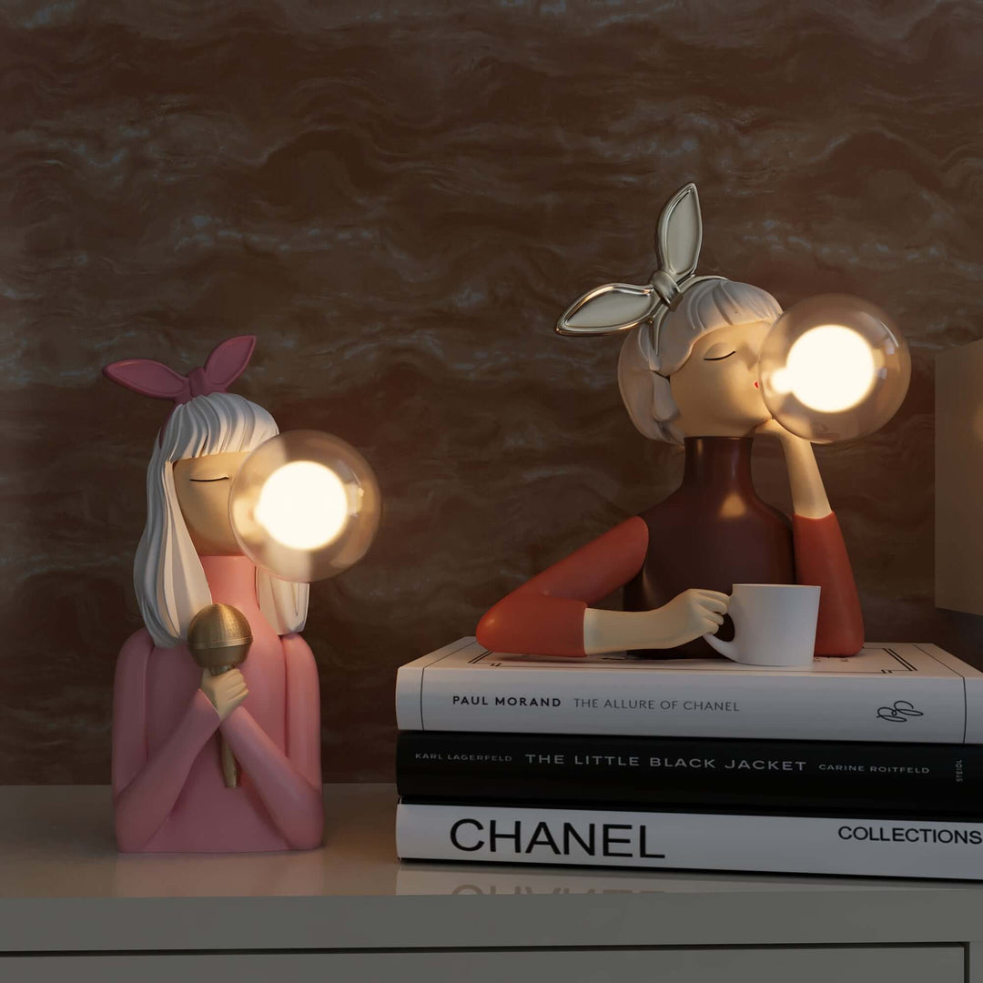 Ręcznie Robiona Lampa Stołowa Sisters | Designerskie Oświetlenie