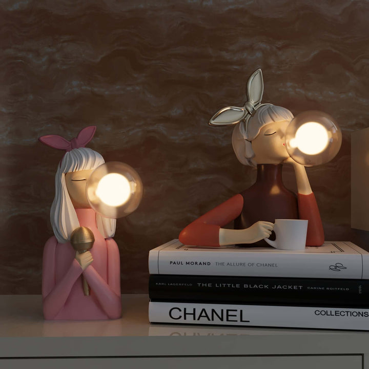Ręcznie Robiona Lampa Stołowa Sisters | Designerskie Oświetlenie