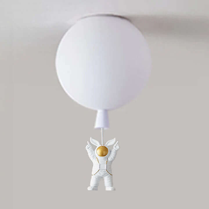 Nowoczesne oświetlenie sufitowe LED Księżyc/Astronauci