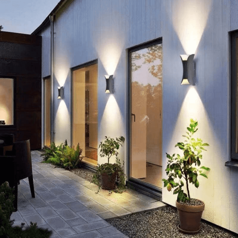 Zewnętrzna Lampa Ścienna LED z Aluminium, Wodoodporna