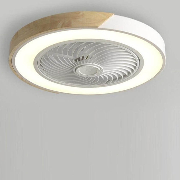 Wentylator Sufitowy LED Okrągły Kwadratowy Cichy
