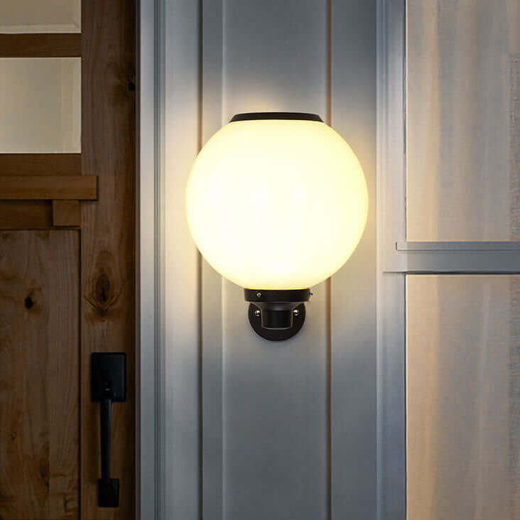 Solarna Lampa Ścienna LED - Wodoodporne Oświetlenie Zewnętrzne