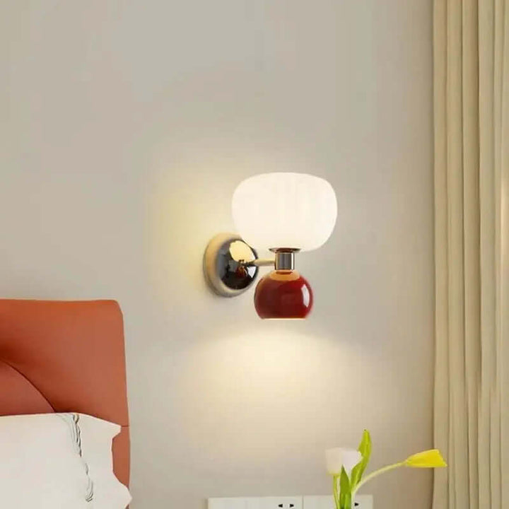 Nowoczesne kremowe kinkiety LED