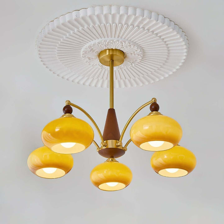 Industrialna Lampa Wisząca Retro - Biała, 3 głowice