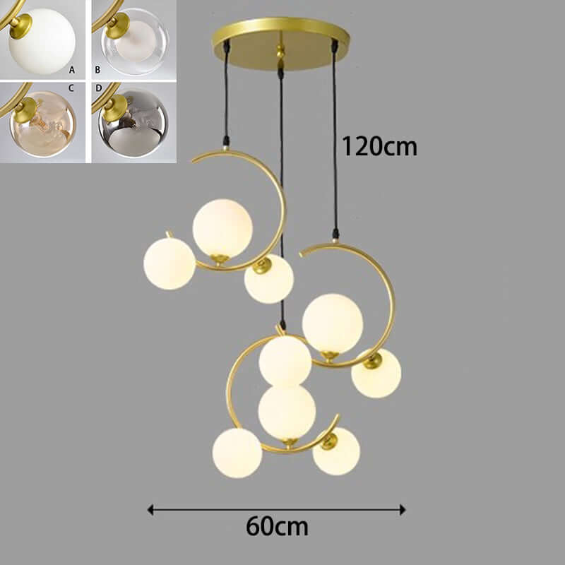 Nowoczesna Lampa Wisząca LED do Dekoracji Wnętrz