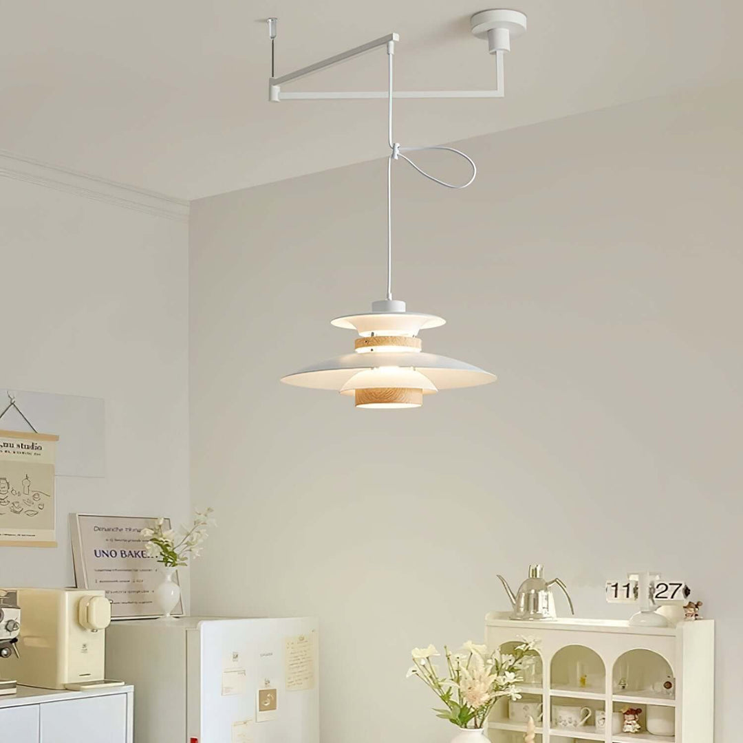 Lampa wisząca Mercero z obrotowym ramieniem