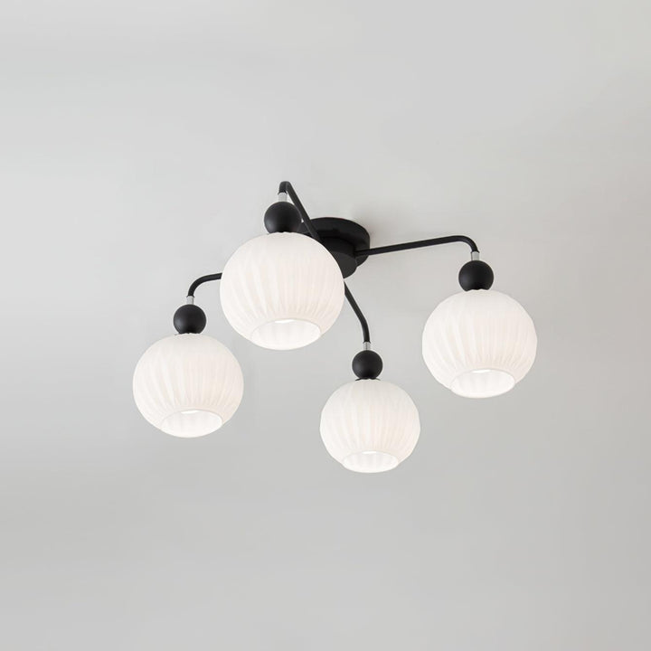 Nowoczesna Lampa Sufitowa - Zielona/Czarna Oświetlenie Wnętrz