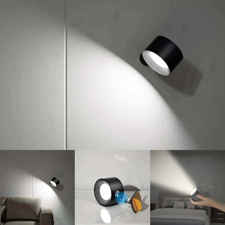 SUPER OFERTA 1+1 GRATIS - Bezprzewodowa Lampa Ścienna LED 360