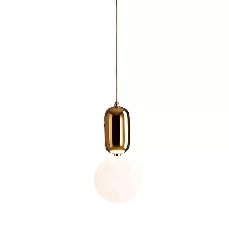 Nowoczesna Lampa Wisząca Kula - Oświetlenie LED do Salonu
