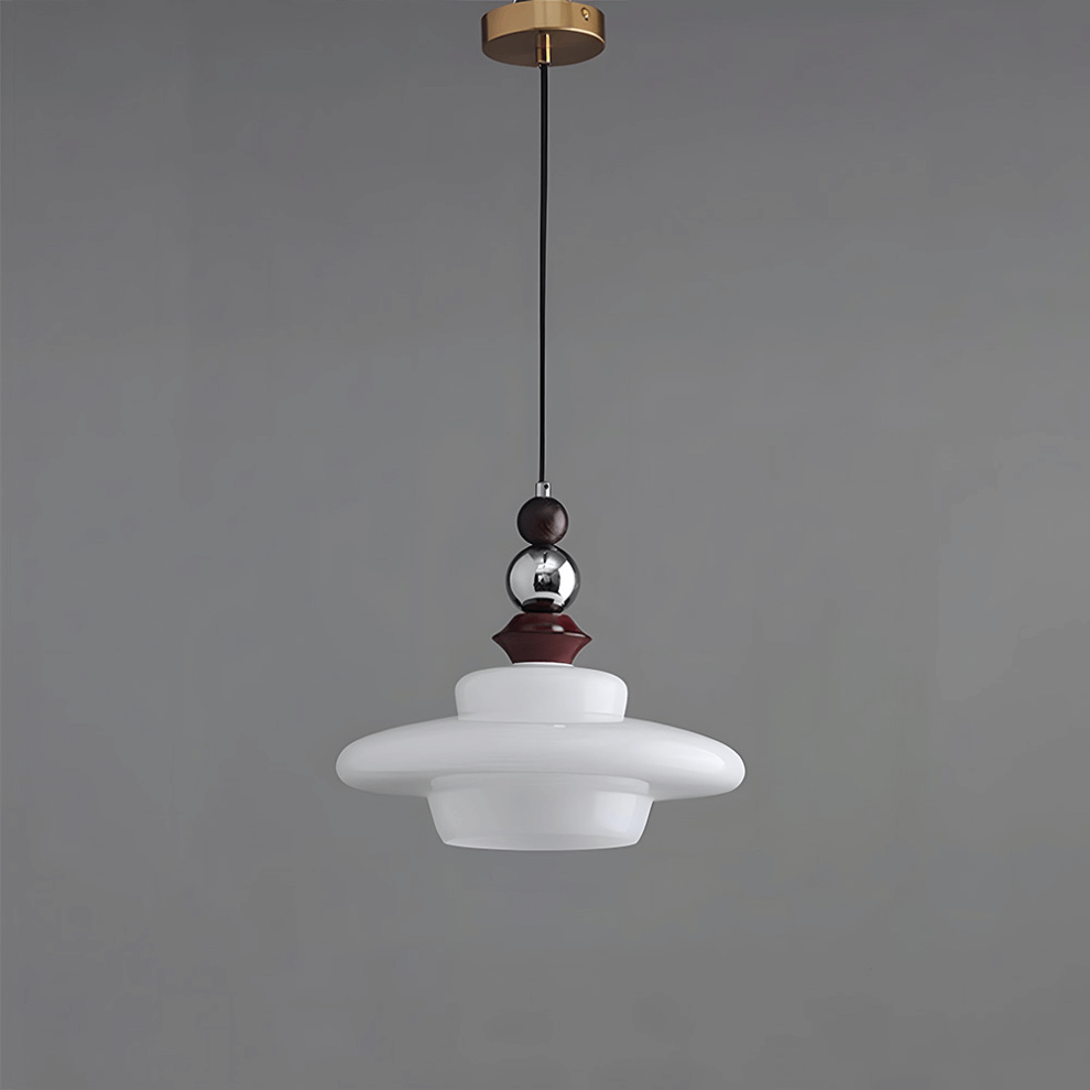 Wisząca Lampa Jadalniana w Stylu Średniowiecznym Beżowa