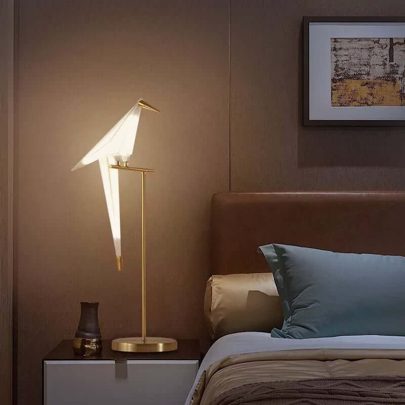 Magnetyczna lampa ptak Origami
