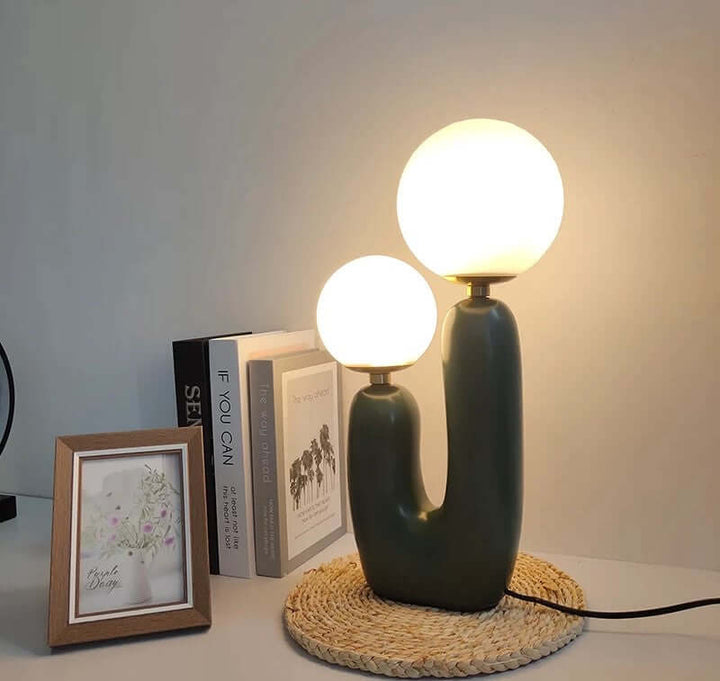 Designerska lampa stołowa Kaktus