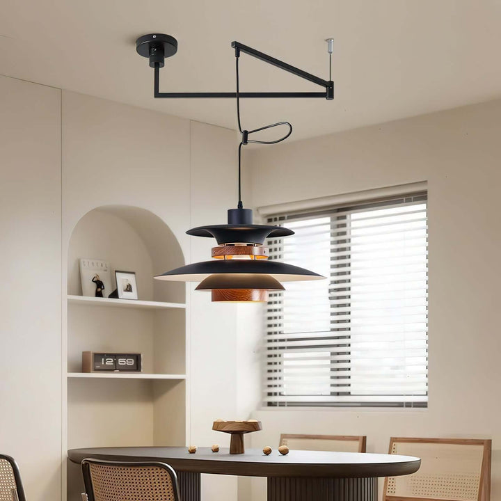 Lampa wisząca Mercero z obrotowym ramieniem