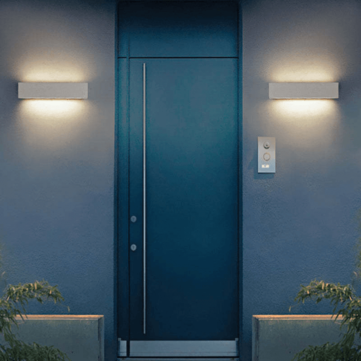 Nowoczesna Lampa Ścienna Zewnętrzna LED - Oświetlenie Tarasu, Ogrodu