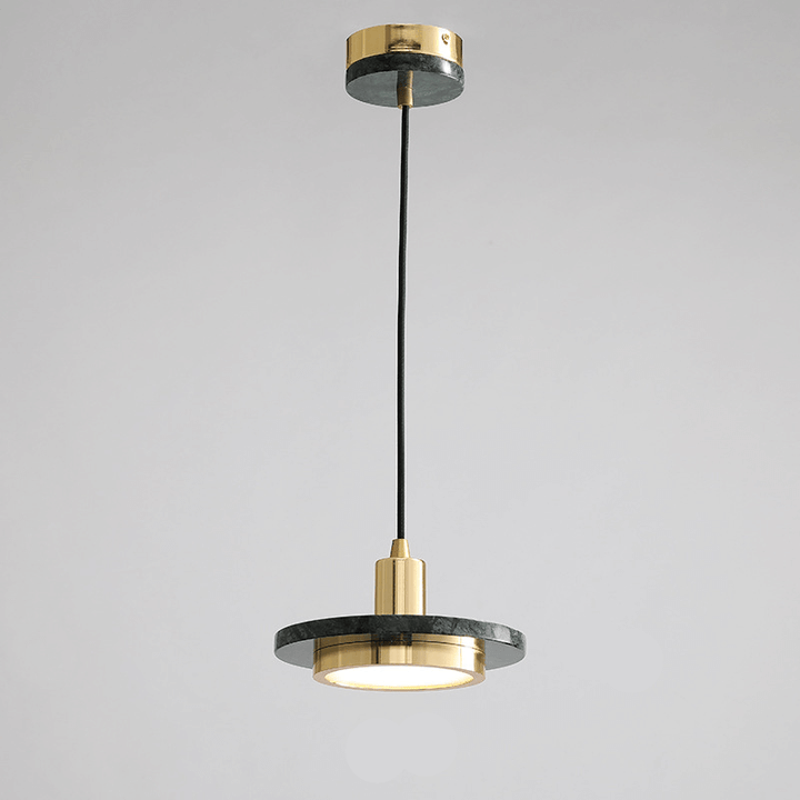 Nowoczesna, Prosta Lampa Wisząca z Marmuru