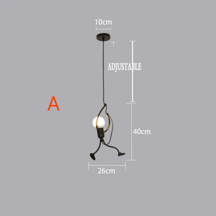 Lampa Wisząca Retro Industrialna Iron Man