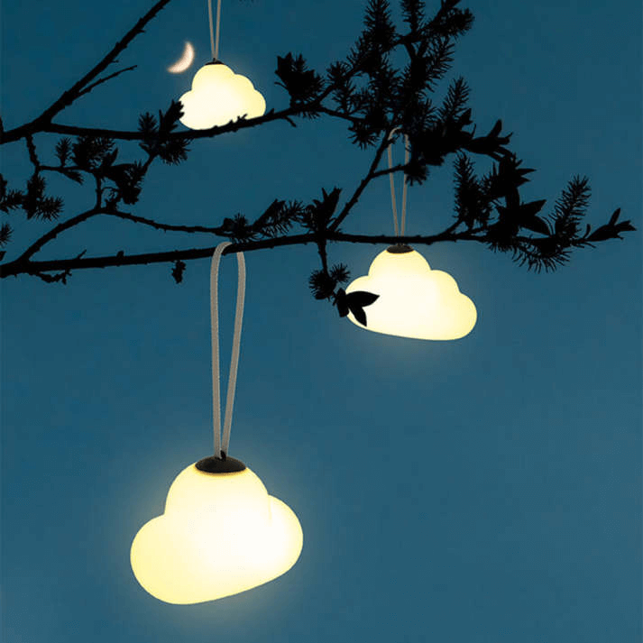 Zewnętrzna Lampa Wisząca LED Chmura - Oświetlenie Ogrodowe