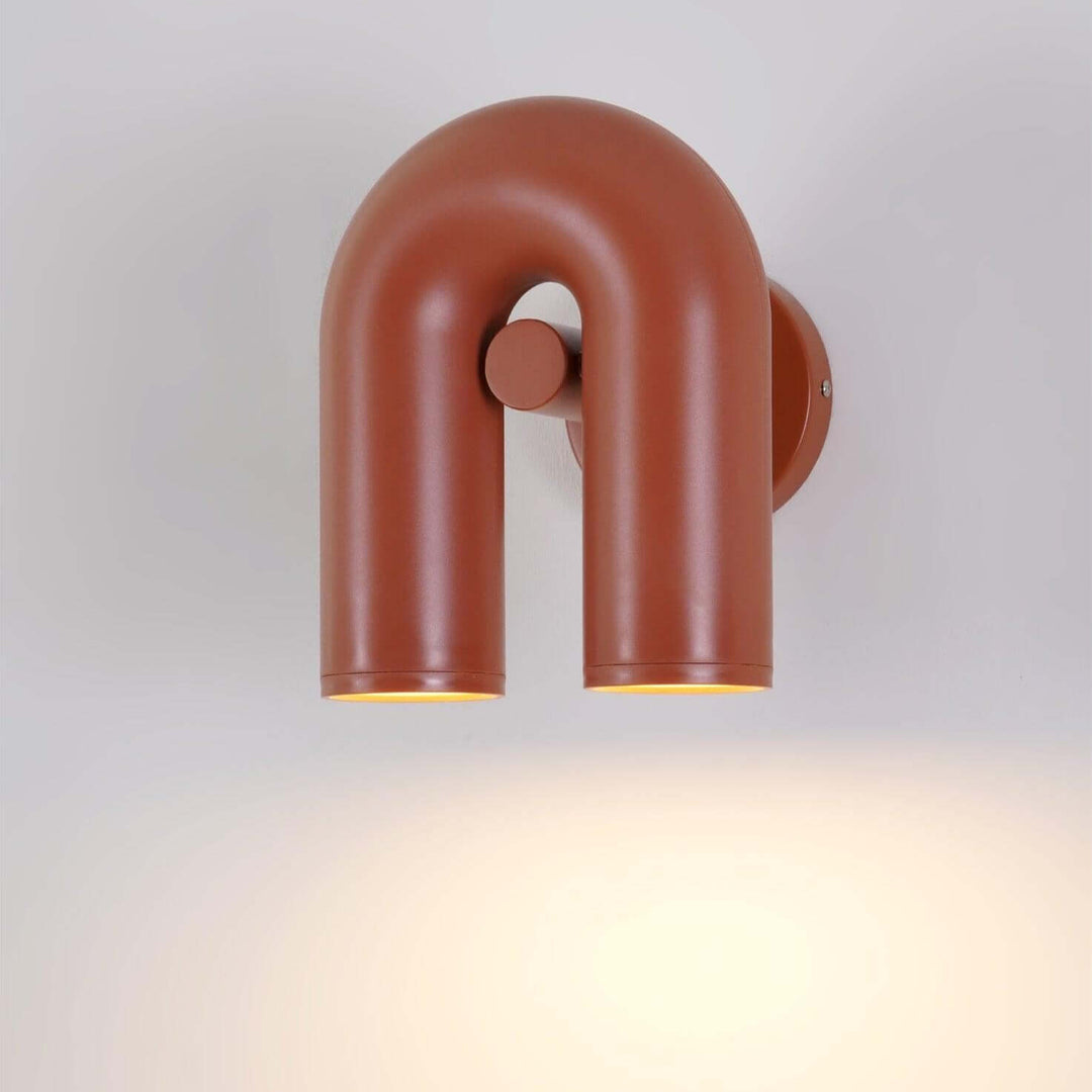 Lampa ścienna z ciepłym światłem