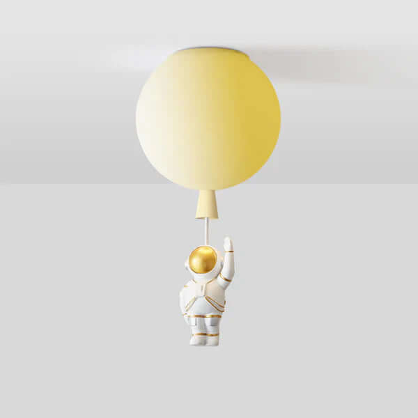 Nowoczesna lampa sufitowa LED Księżyc/Astronauci