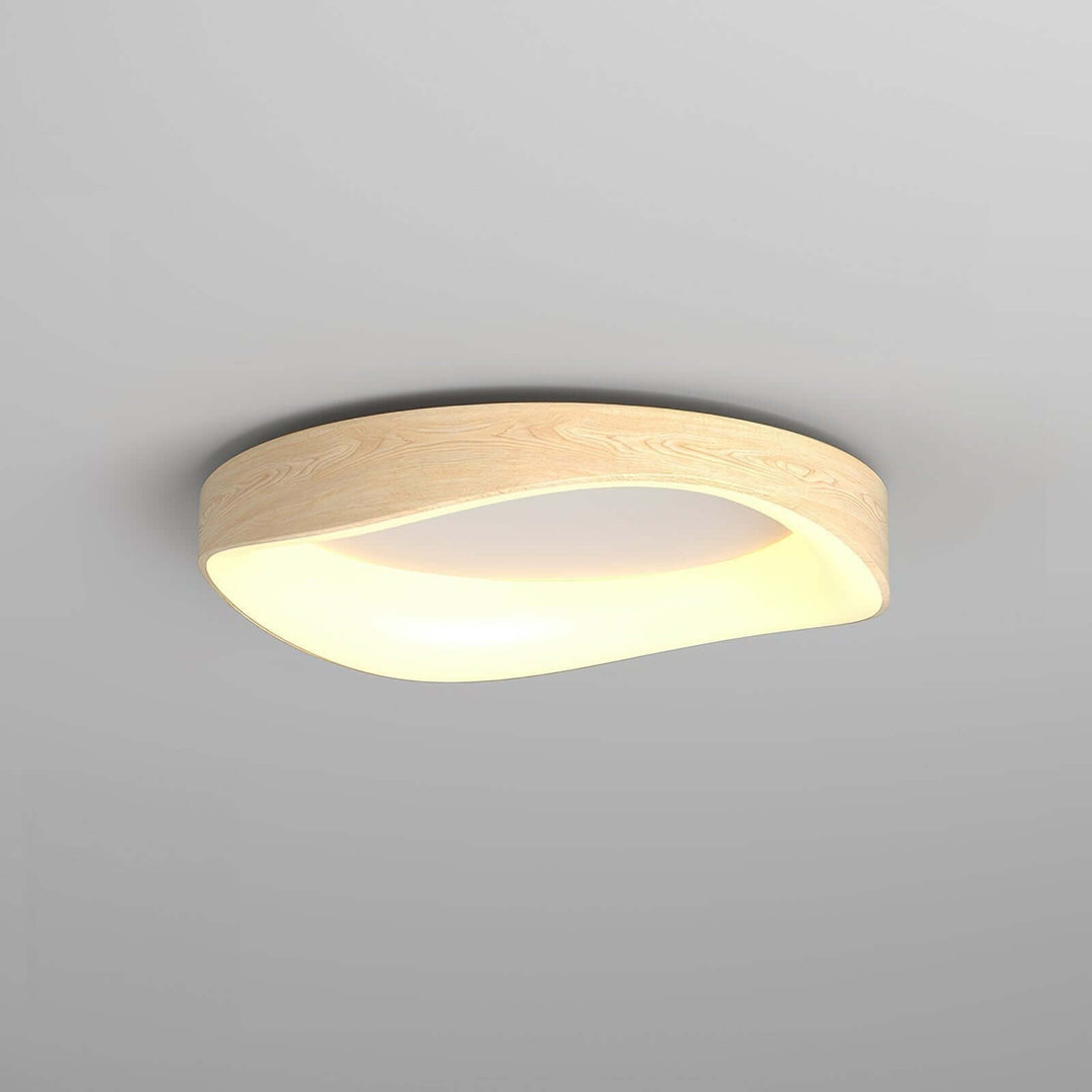 Drewniana Lampa Sufitowa LED – Design Nordycki