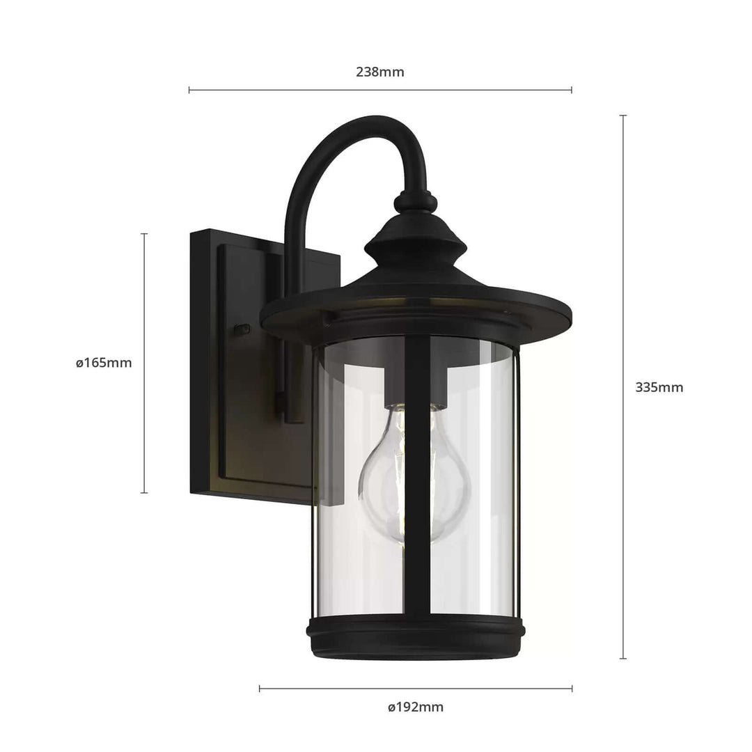 Stylowa lampa ścienna zewnętrzna Zayn