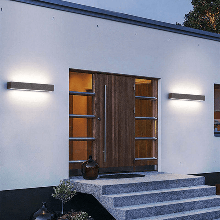 Nowoczesna Lampa Ścienna Zewnętrzna LED - Oświetlenie Tarasu, Ogrodu