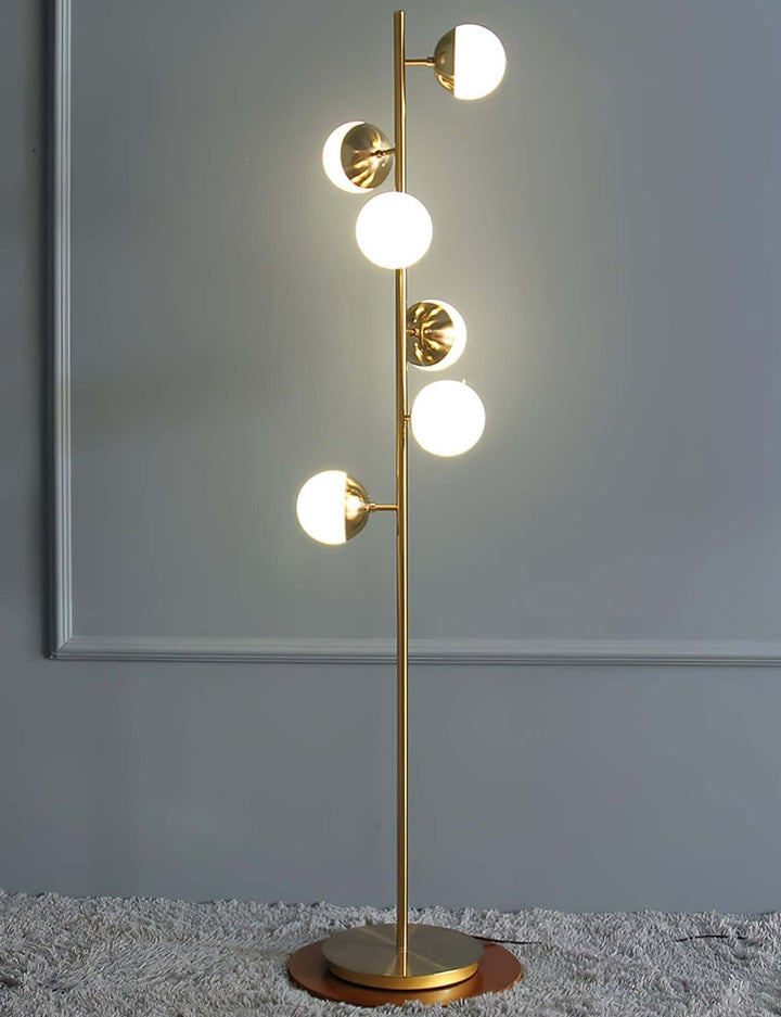 Lampa stojąca w stylu Mid-Century Modern