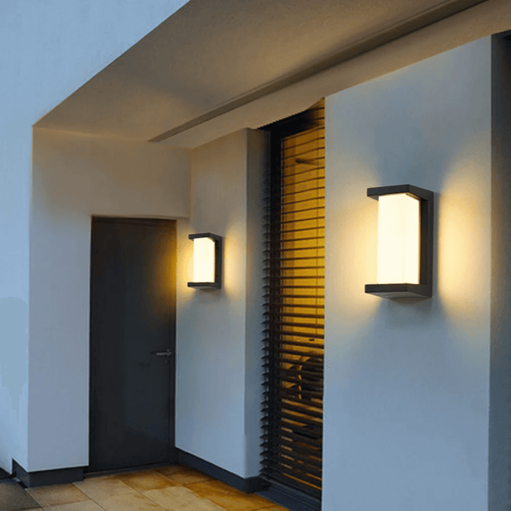 Zewnętrzna Wewnętrzna Lampa Ścienna LED z Czujnikiem Ruchu