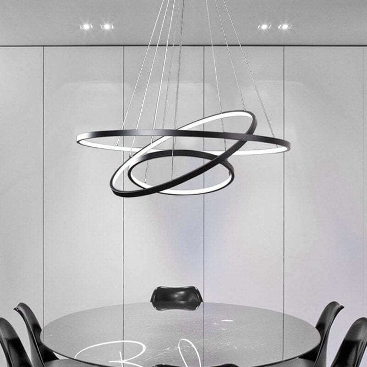 Nowoczesna lampa sufitowa z 3 pierścieniami - Nastrojowe oświetlenie