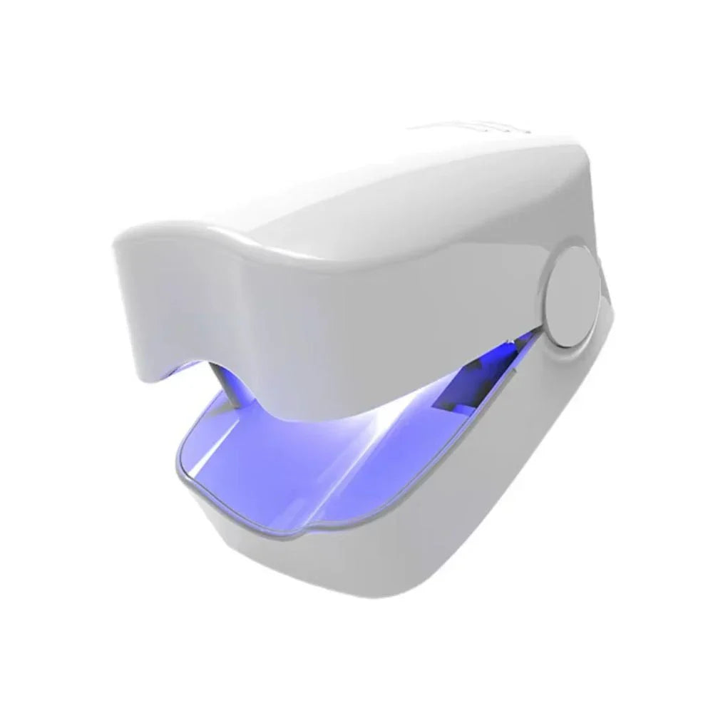 Przenośne laserowe urządzenie antygrzybicze, kompaktowe, elegancki design, trzy kolory: biały, czarny, różowy, dla zdrowych paznokci.