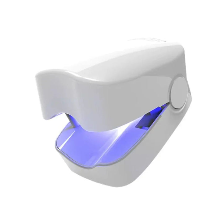 Przenośne laserowe urządzenie antygrzybicze, kompaktowe, elegancki design, trzy kolory: biały, czarny, różowy, dla zdrowych paznokci.