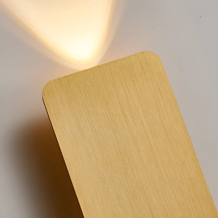 Nowoczesna prostokątna lampa ścienna LED, design do wnętrz, solidny aluminiowy kinkiet, idealny do korytarzy i klatek schodowych.