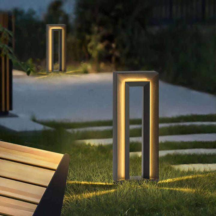 Nowoczesna lampa solarna zewnętrzna LED
